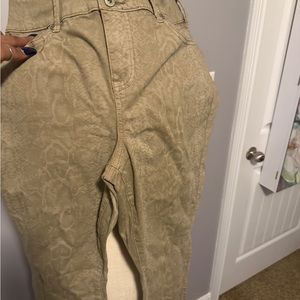 Torrid Tan Snake Print leggings